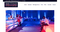 Desktop Screenshot of britishbartenders.com