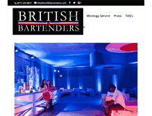 Tablet Screenshot of britishbartenders.com